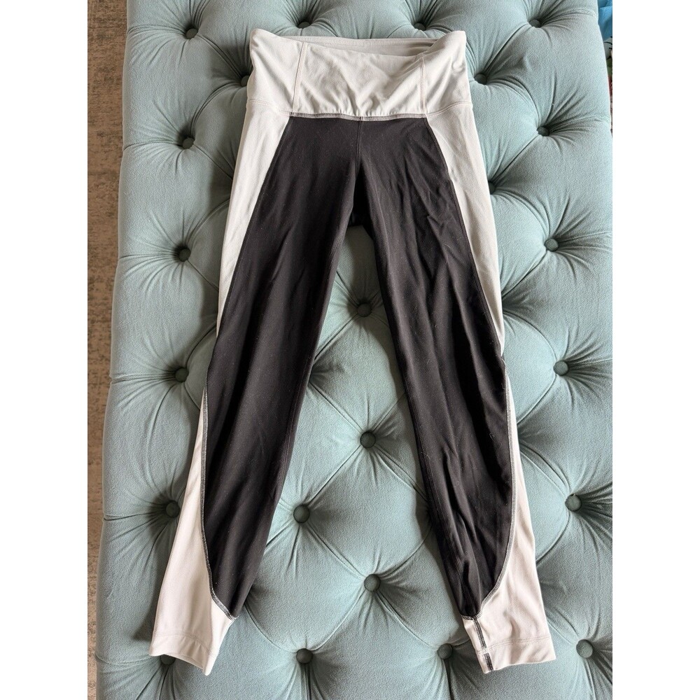 Athleta  Leggings Women's Size XS Small Gray Black Color block